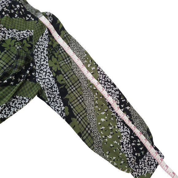 Michael kors womens Dress evergreen button down closure with belt new sz 2X - Picture 10 of 11